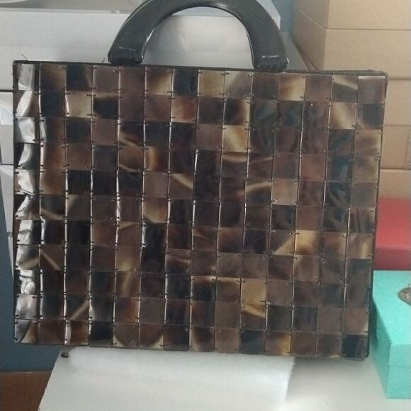 Vintage Tortious Shell Purse  - Picture 1 of 7